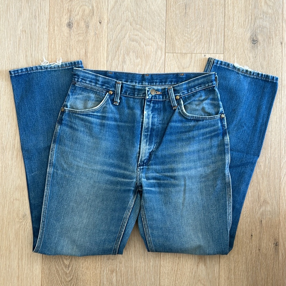 Vintage Wrangler Jeans- W 33 Straight Leg - Picture 5 of 8